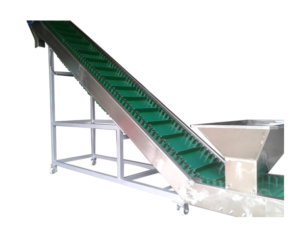 Wave side belt conveyor